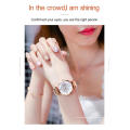 OLEVS Marca Lady Lady Young Girls Malla de acero inoxidable Vestido hermoso Reloj de pulsera de cuarzo Logotipo de reloj OEM de fábrica
